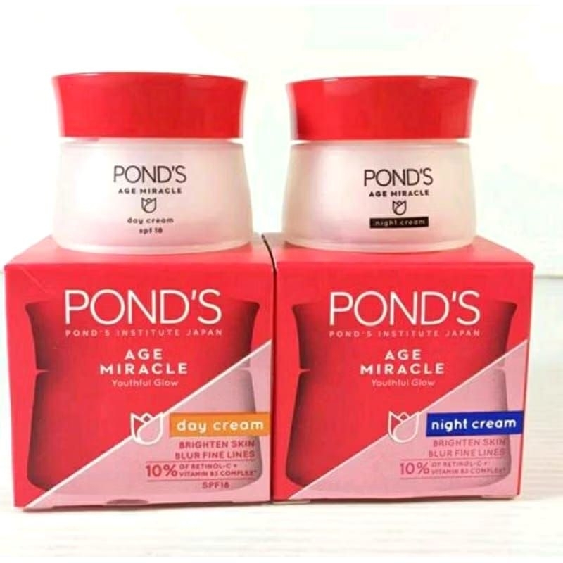 POND'S SKIN INSTITUTE Age miracle HEXYL-RETINOL | Pons Siang/ daycream | Pons Malam/ night cream