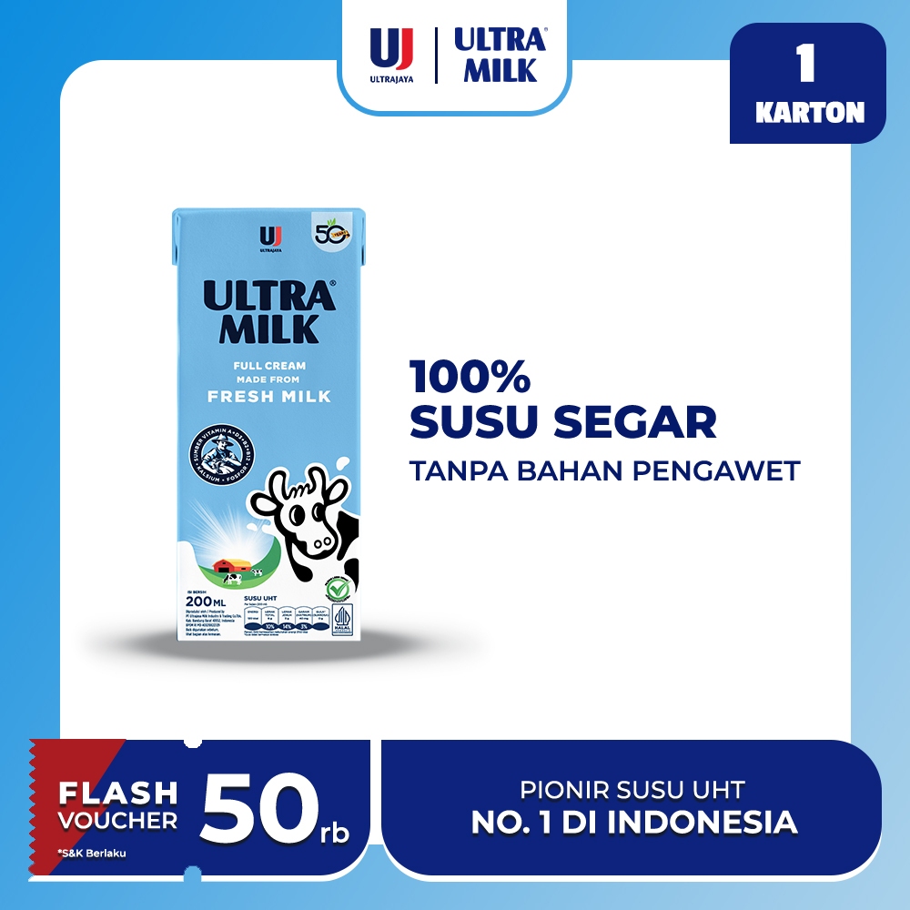 

Ultra Milk Full Cream 200 ml