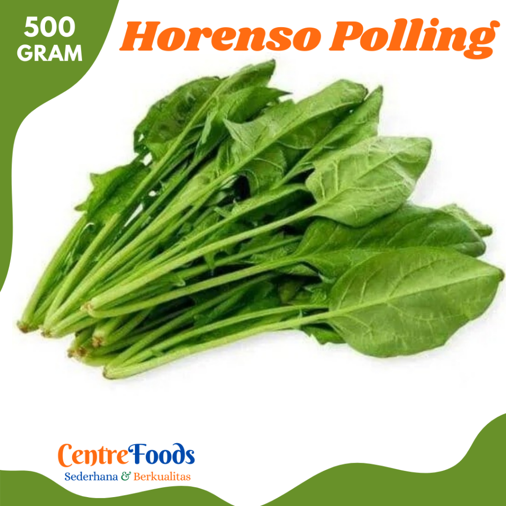 

POLLING HORENSO Pocai - Bayam Jepang Fresh | 500gr [ Harga Per 0,5 Kg ]