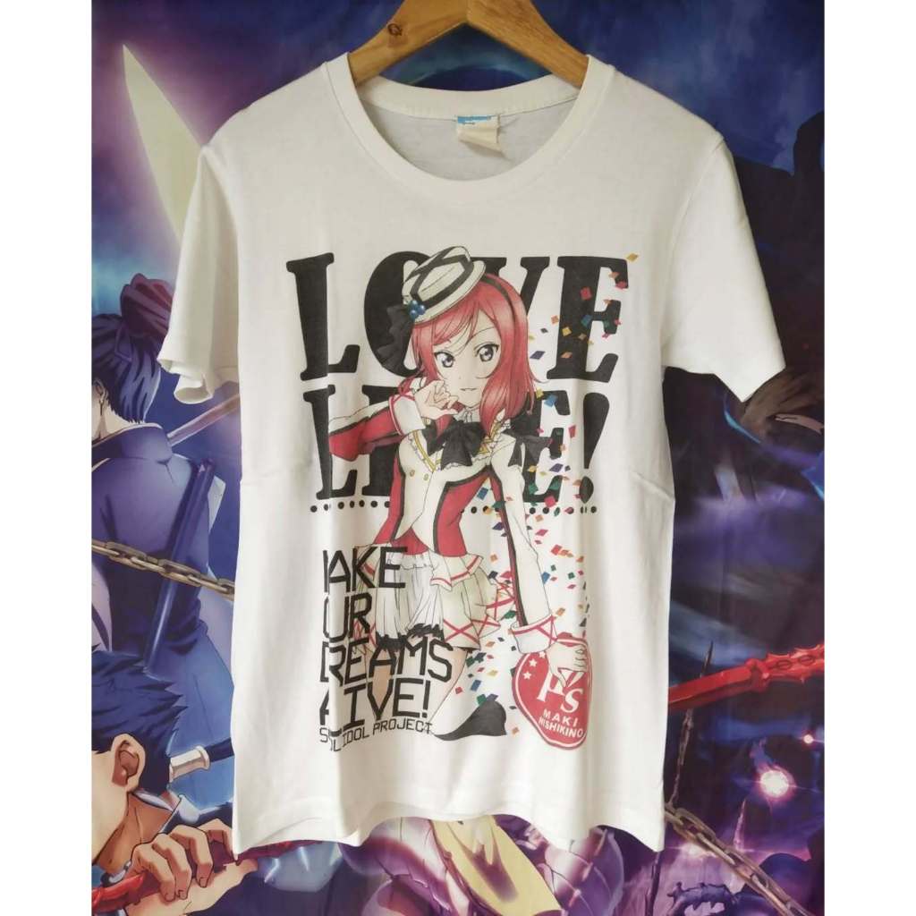 Love Live Maki Nishikino Graphic Official Anime Idol Tee by Cospa Kaos Tshirt Original Second Merch 