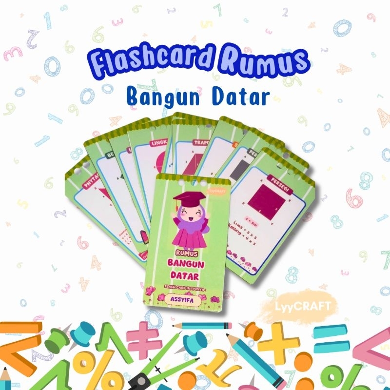 Lyycraft Flashcard Rumus Bangun Datar