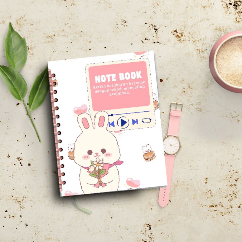 

Note book motif kelinci A6