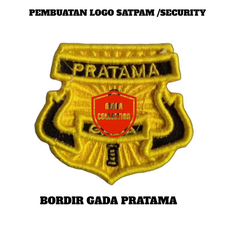 PEMBUATAN BORDIR NAMA LOGO SATPAM /SECURITI