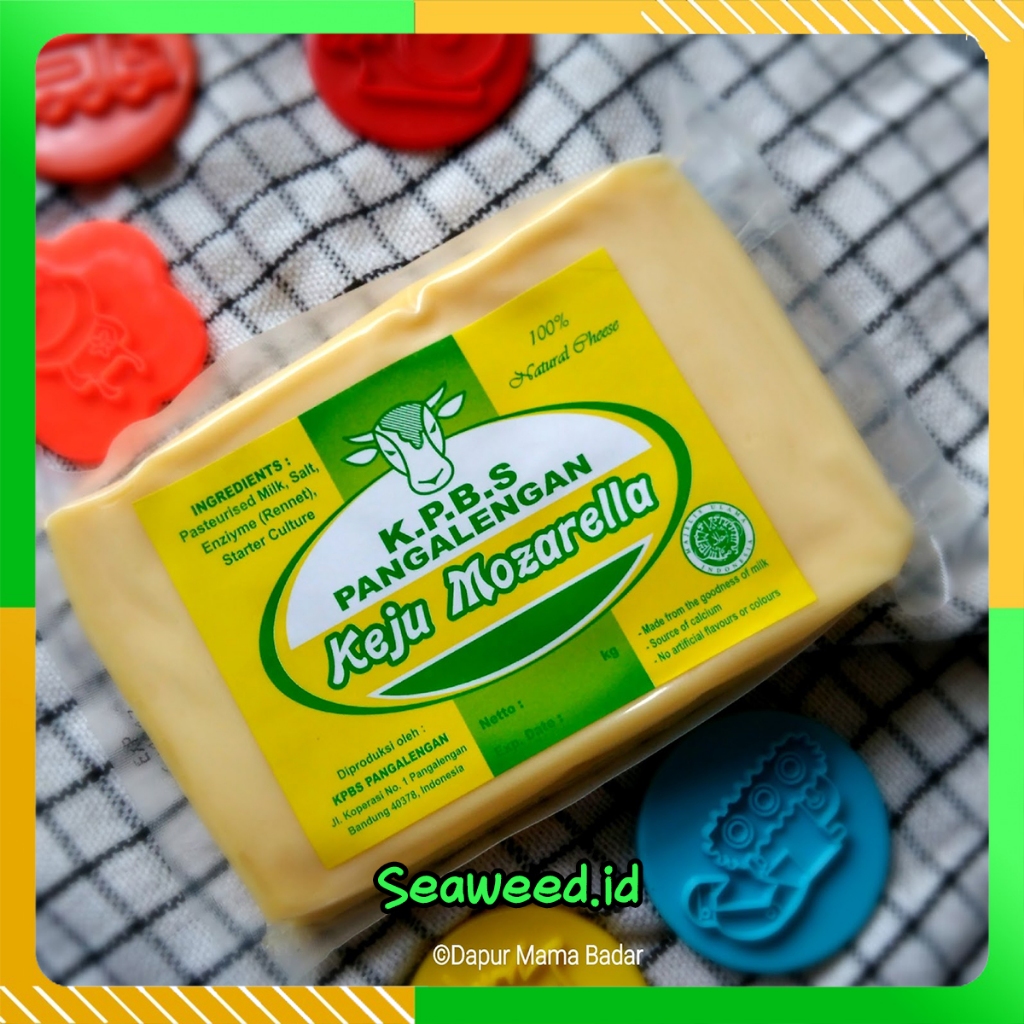 

K.P.B.S Pangalengan Keju Mozarella 250 Gram HALAL !!