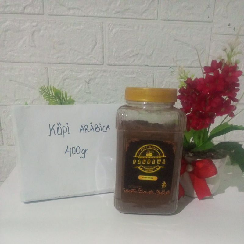 

Kopi Bubuk Arabica Toples isi 400gr