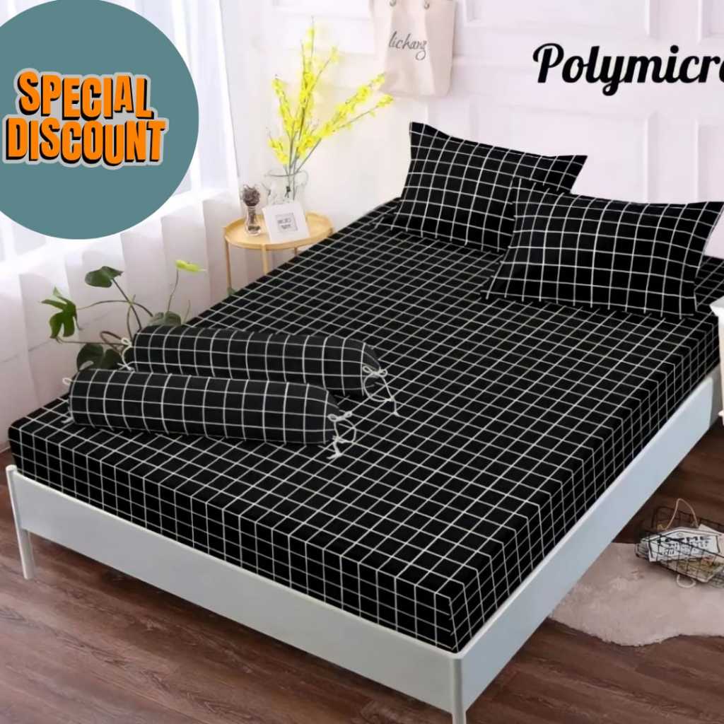 Sarung kasur resleting ukuran No.2 160x200 tebal 20 cm motif terlengkap / sarung kasur busa No.2