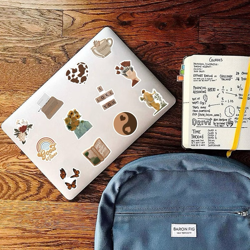 

Stiker Lucu Aesthetic Vintage Retro Isi 10 pcs