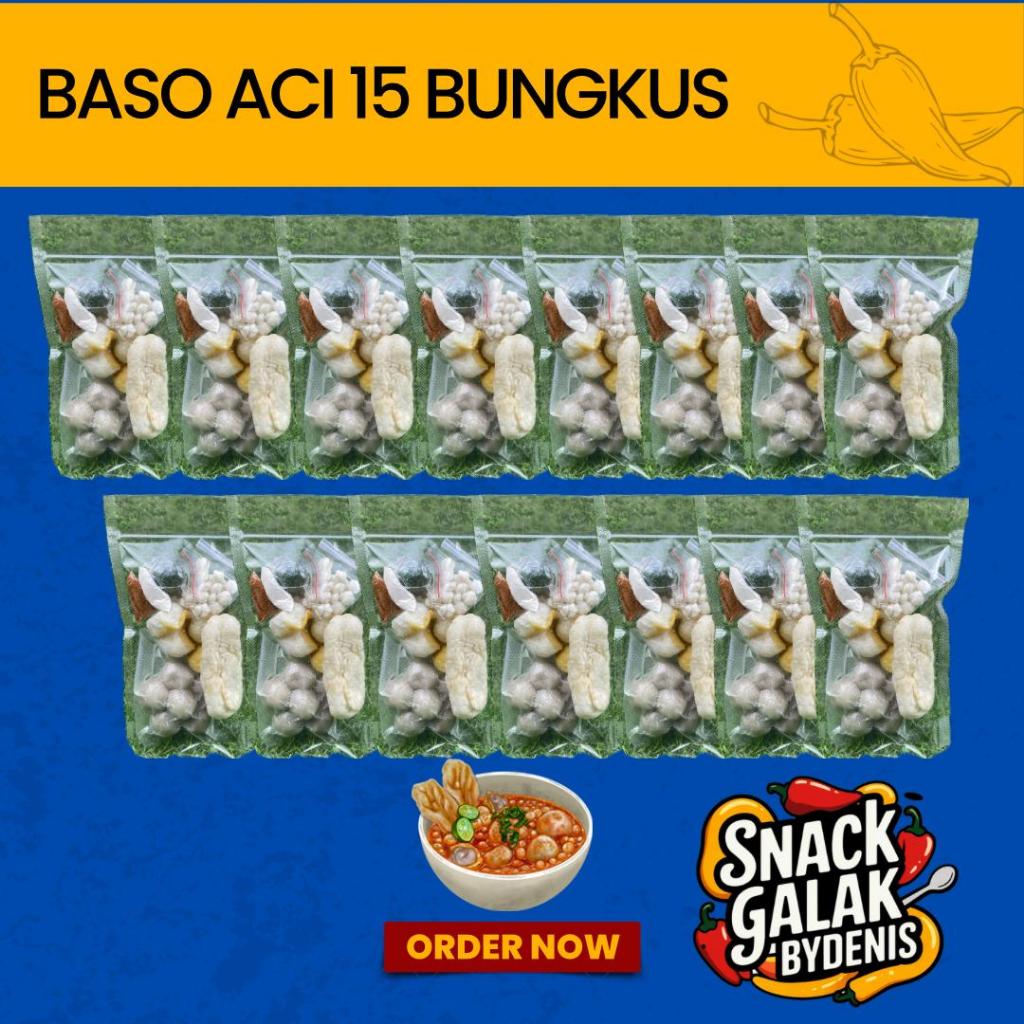 

Paket 15 Bungkus Baso Aci/ Khas Bandung Harga Murah/ Pedas Special