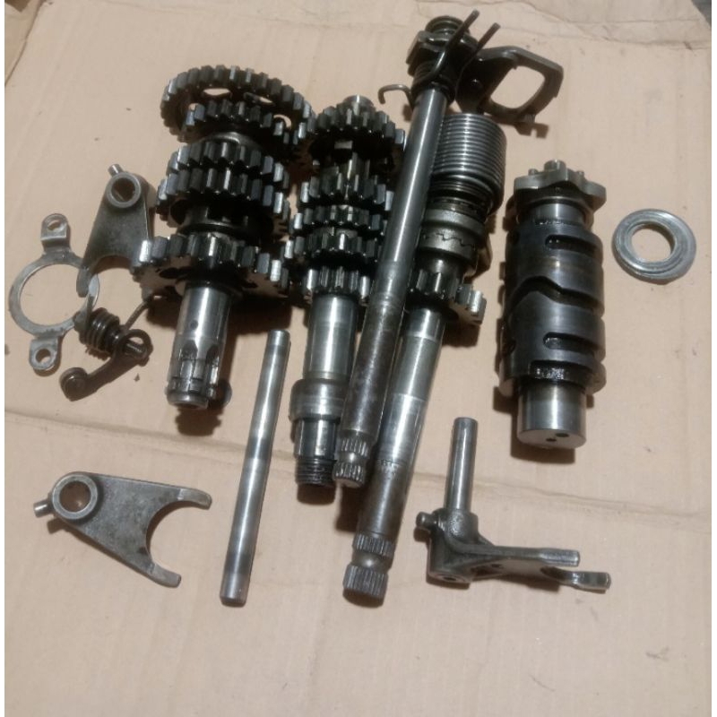 gear box gigi rasio fullset Jupiter Z1 injeksi kode 1DY asli original cabutan
