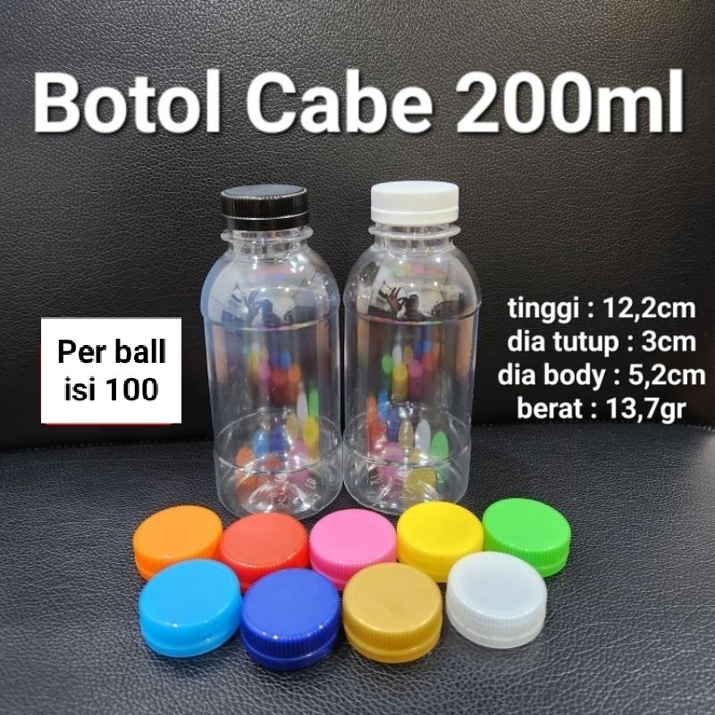 

botol cabe 200ml