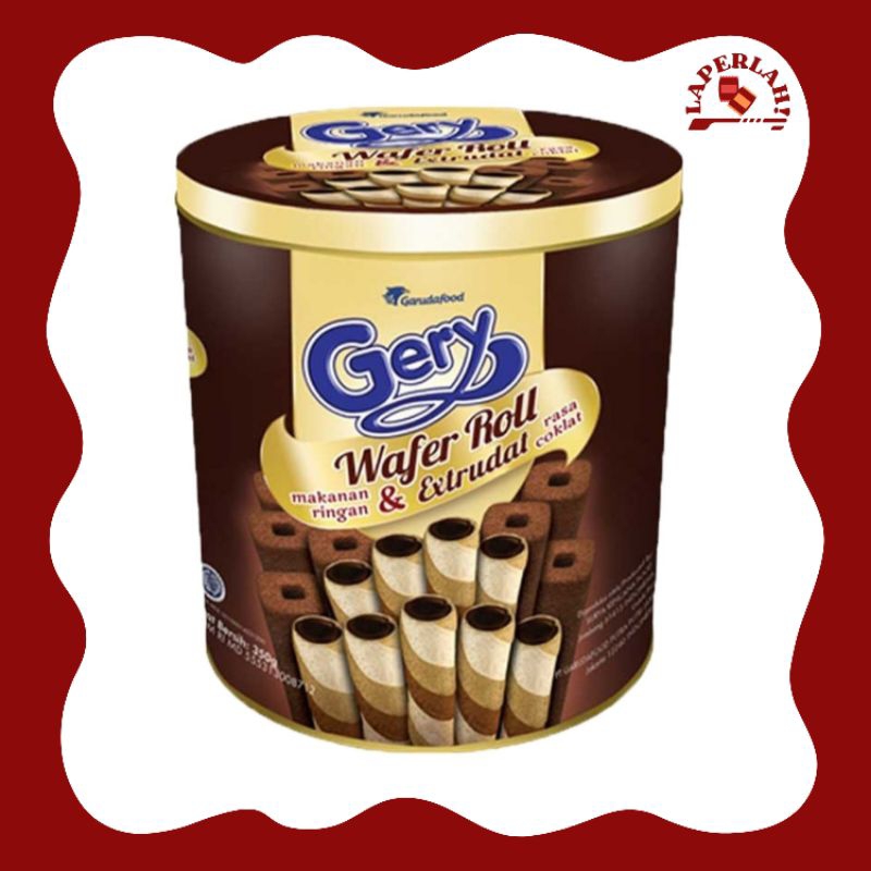 

Gery Wafer Roll Chocolate Kaleng 350g / promo jajan snack kaleng lebaran / LaperLah!