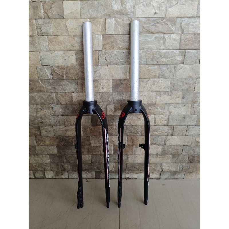 FORK RIGID GARPU RIGID SEPEDA 700C, 29IN, 27.5IN, 26IN DISC BREAK & V BREAK ALLUMUNIUM SPORT MD5
