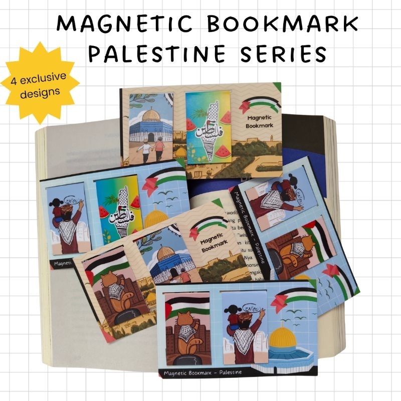 

Pembatas Buku Magnet seri Palestina/ Magnetic Bookmark Palestine Series