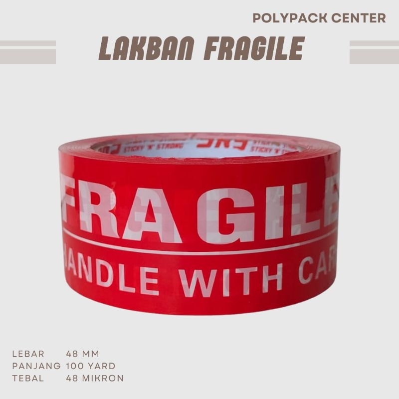 

Lakban Fragille Besar SNS, 2 inch/48 mm x 100 yard ECO