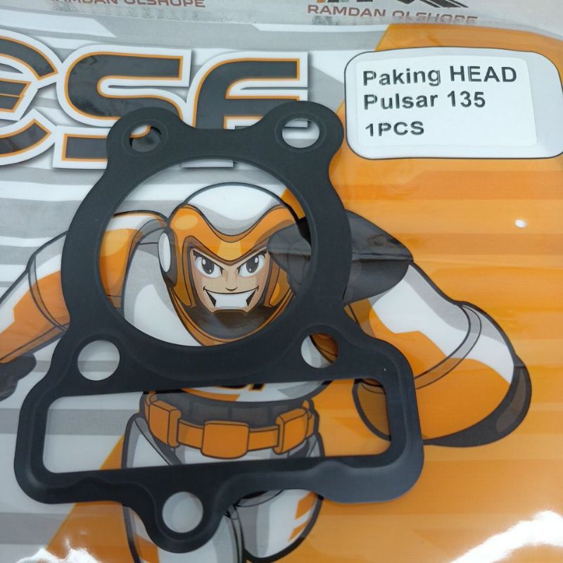 PAKING HEAD DAN BLOK SEHER PULSAR 135 ORIGINAL ESF