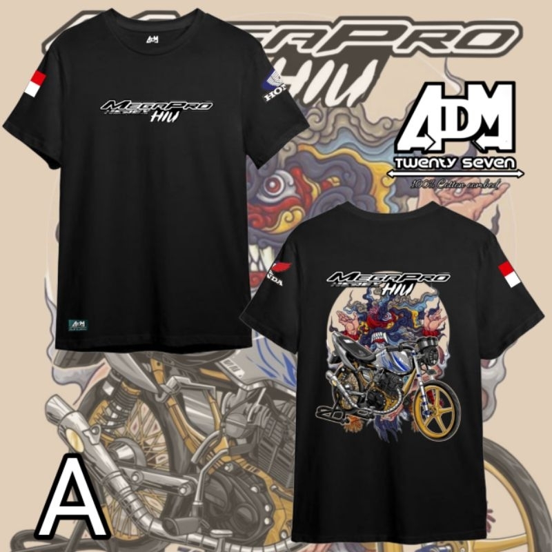 Kaos Honda Megapro Herex Kaos Megapro Hiu kaos motor Megapro t-shirt Honda Racing
