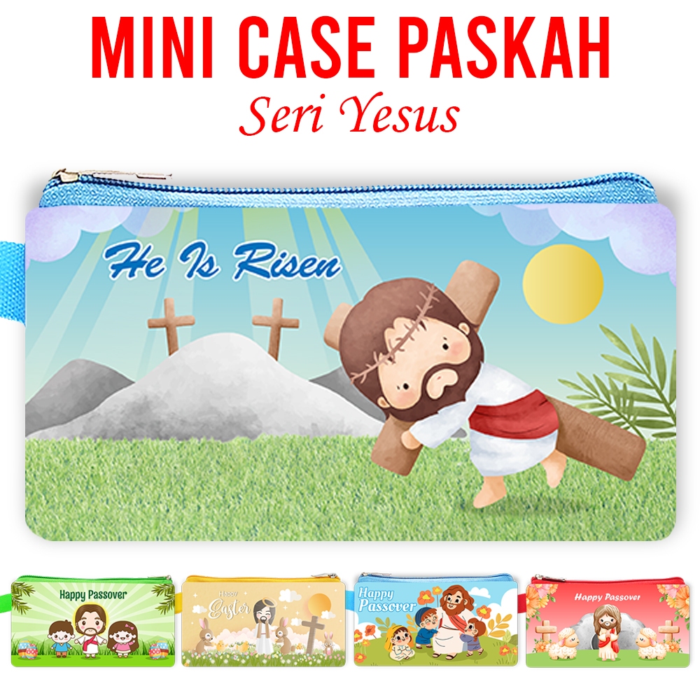 Easter Case Aneka Motif Pouch Souvenir Paskah Passover Day Sekolah Minggu Persekutuan Gereja Luce Yu