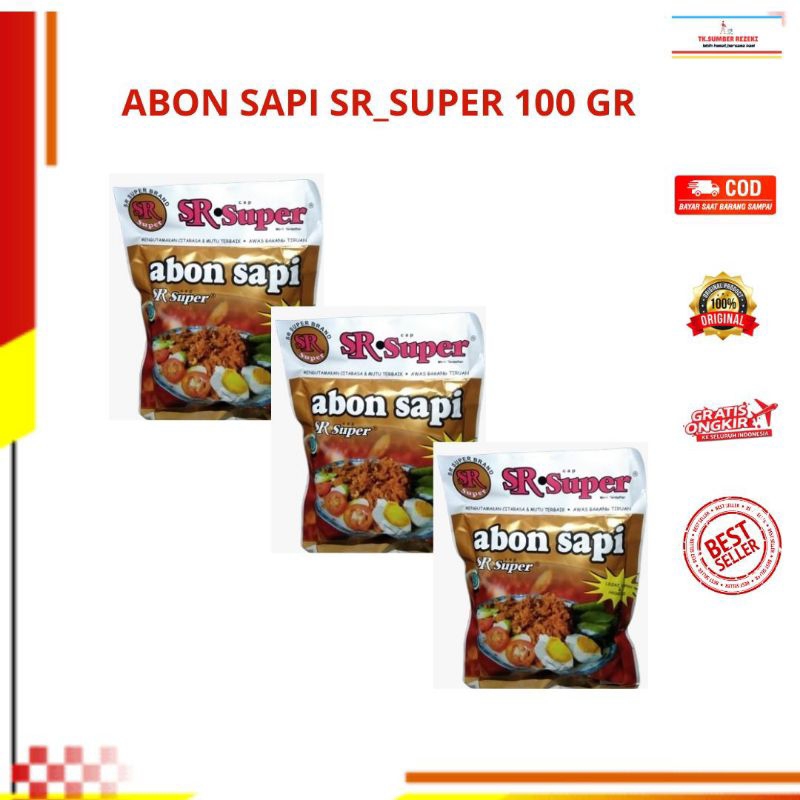 

Abon Sapi Sr_Super isi 3 Pcs X 100 Gr PROMO MURAH/ [PAKET HEMAT] Abon Sapi SriRatu_Super 3x100 Gr PROMO MURAH