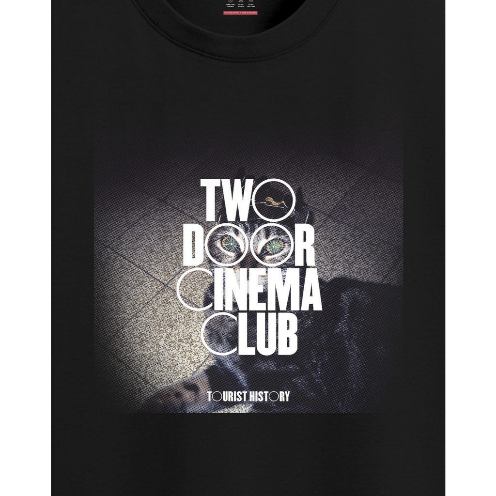 Kaos Band Two Door Cinema Club - Tourist History | tshirt baju streetwear distro premium lengan pend