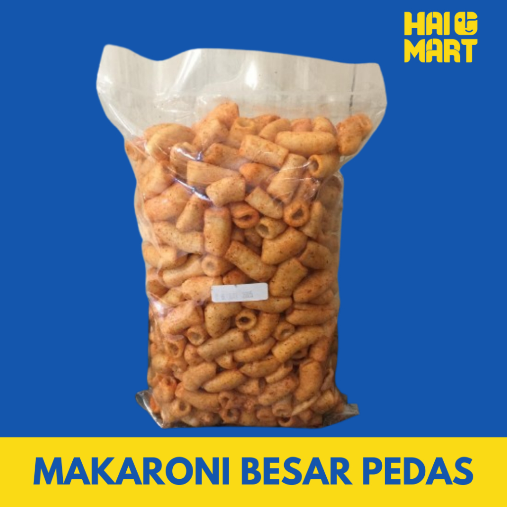 

MAKARONI BESAR PEDAS 250 gr | MACARONI BESAR MAKARONI BANTET SNACK CEMILAN