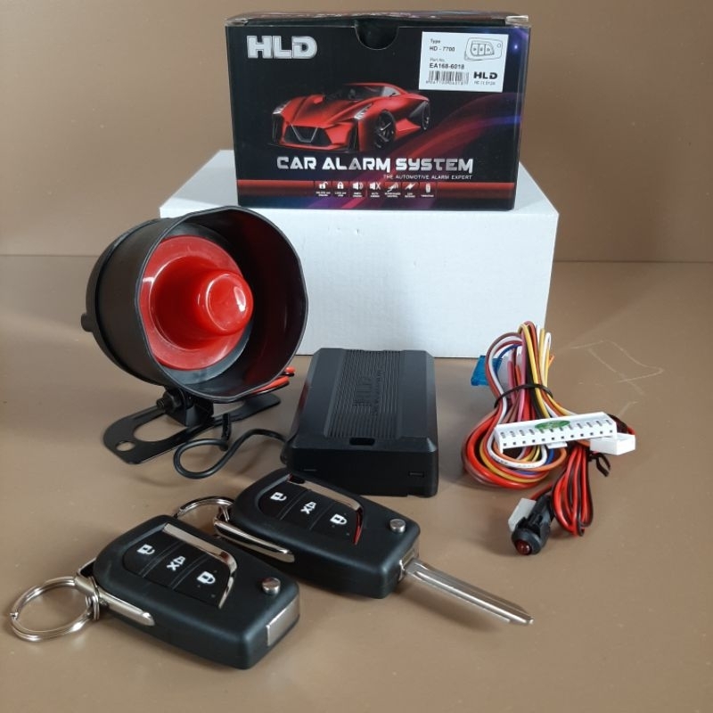Alarm HLD Kunci Lipat HLD 6018 Alarm Mobil Universal Remot Alarm Mobil