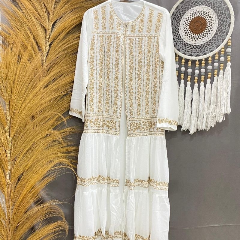 ABAYA CERUTY CARDIGAN BORDIR | ABAYA CERUTY BORDIR | ABAYA