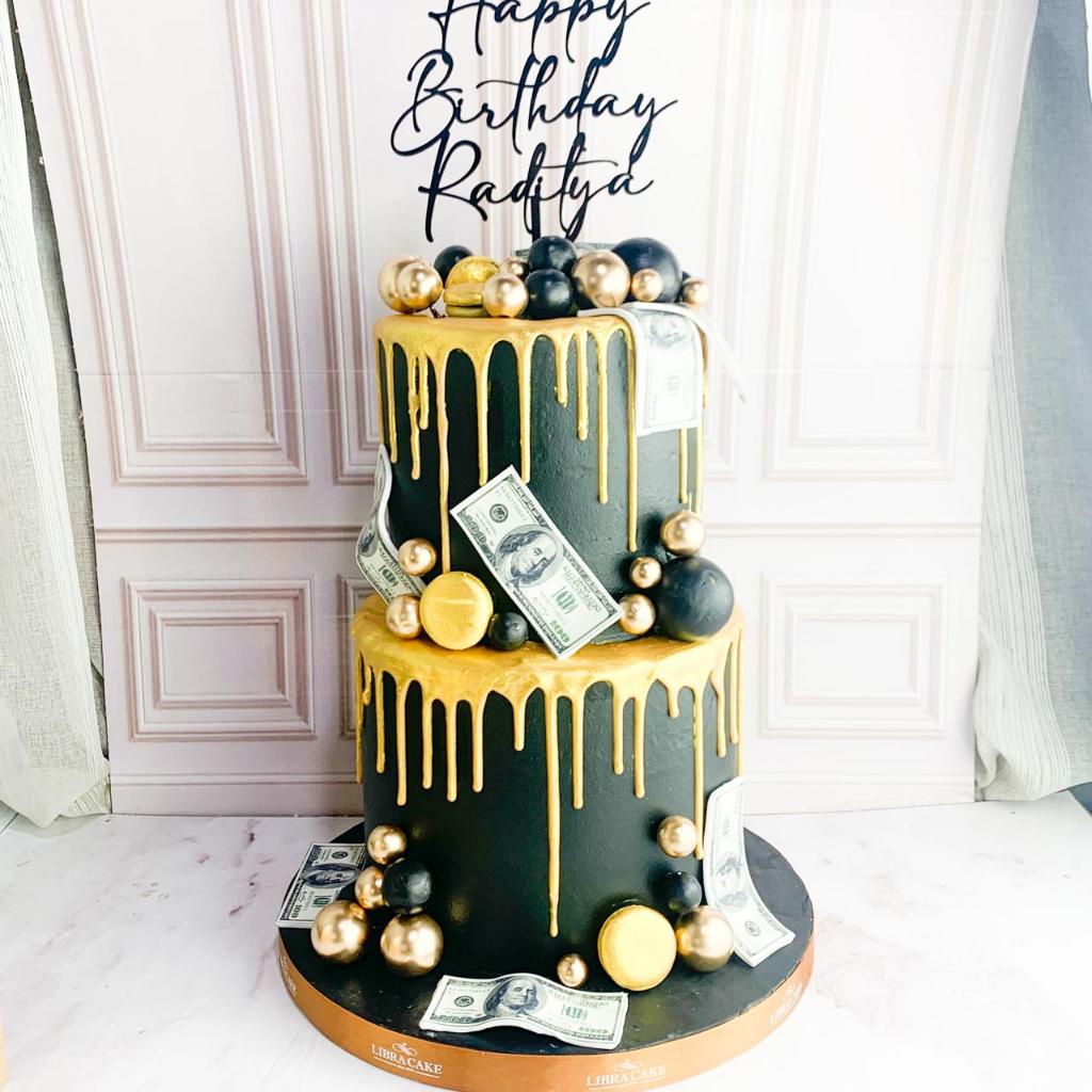 

Kue ulang tahun/birthday cake/kue ultah tema dollar/kue diollar/kue birthday jakarta