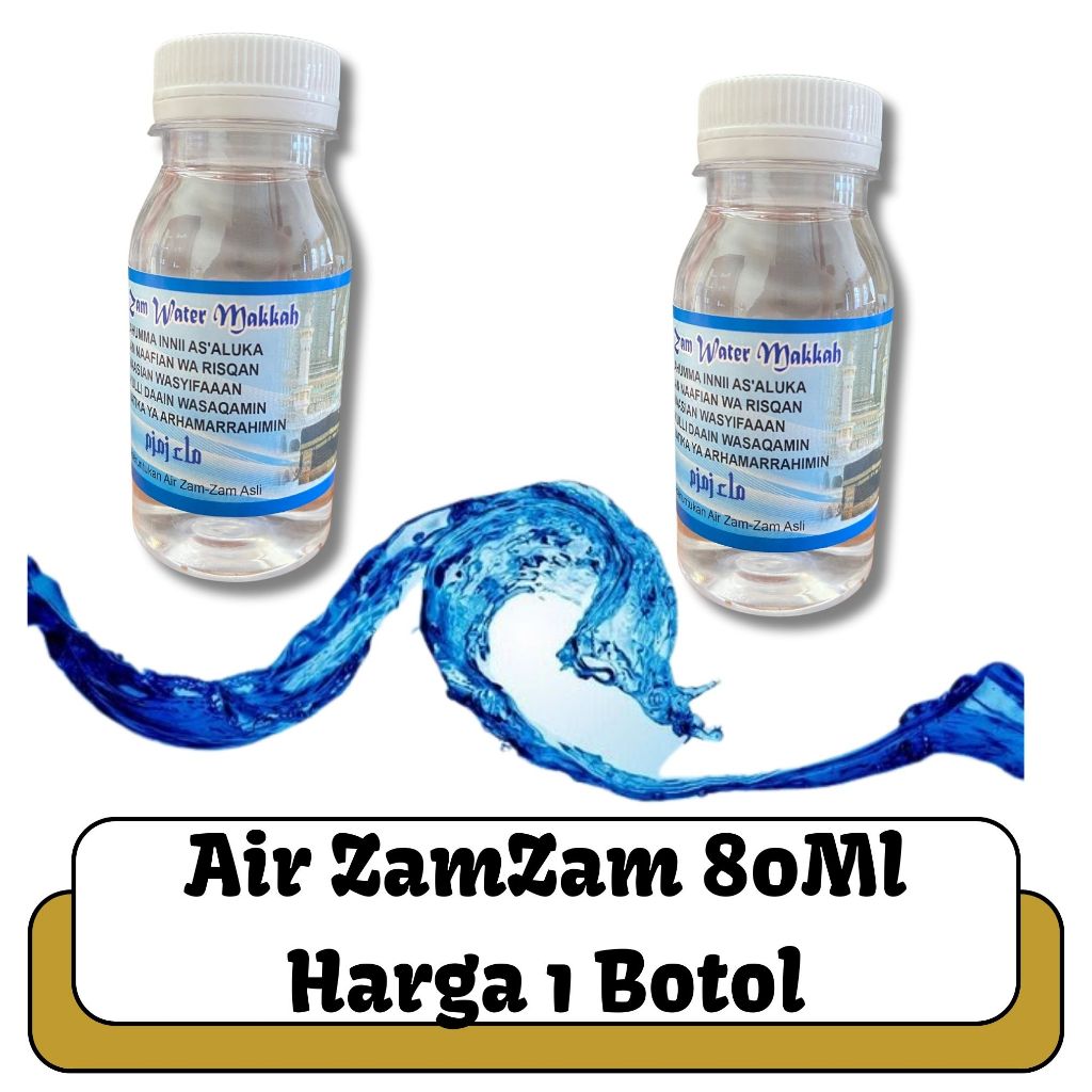 

OLEH OLEH HAJI DAN UMROH AIR ZAMZAM 80ML ASLI DAN ORIGINAL DARI ARAB SAUDI AIR ZAM ZAM ORIGINAL 80 ML I AIR ZAM ZAM NON BARCODE