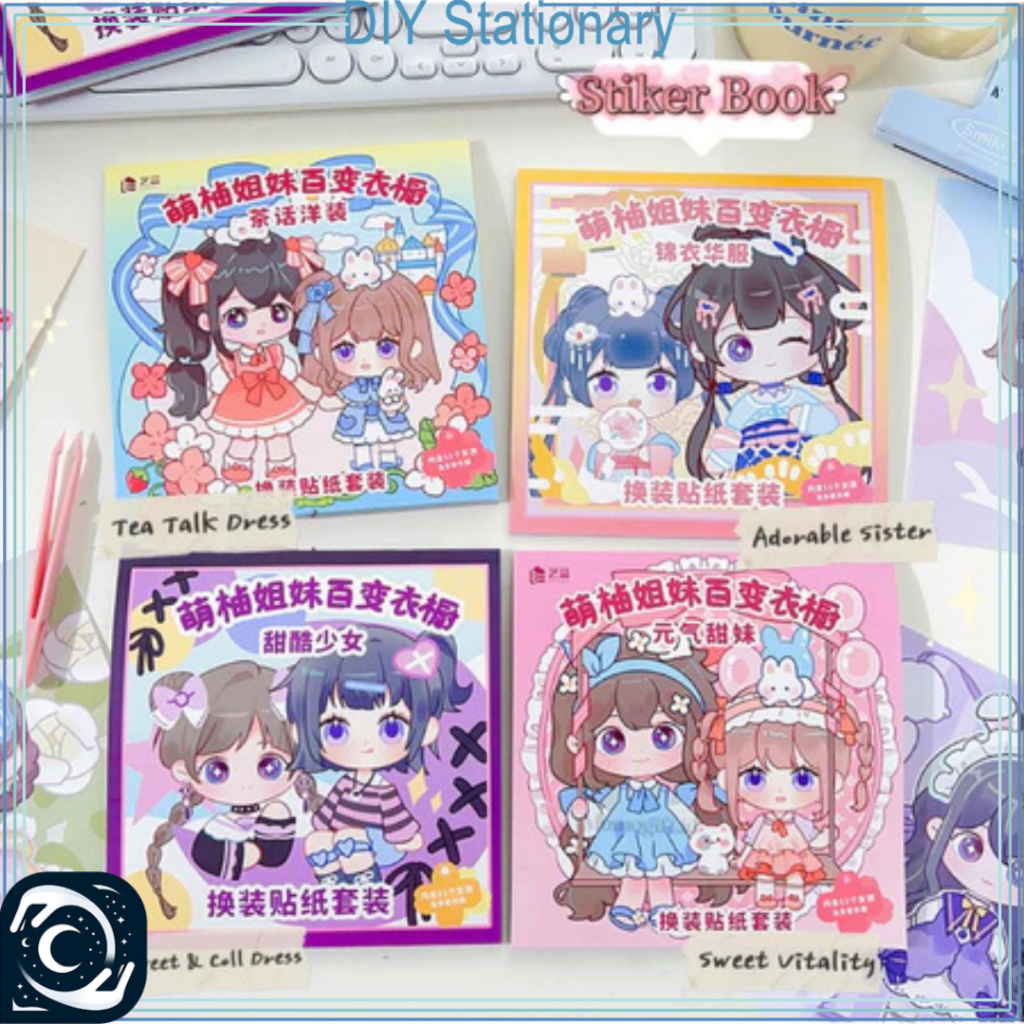 

Buku Stiker Fashion Edisi Pamelo DIY Dekor Pakaian Lucu Dressing Up Lucu