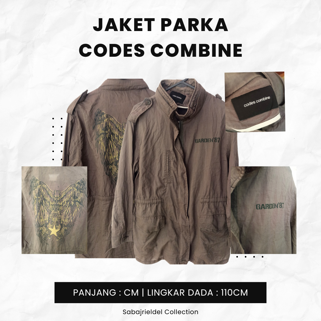 Jaket Parka Pria Panjang Codes Combine - Sabajrieldel Collection