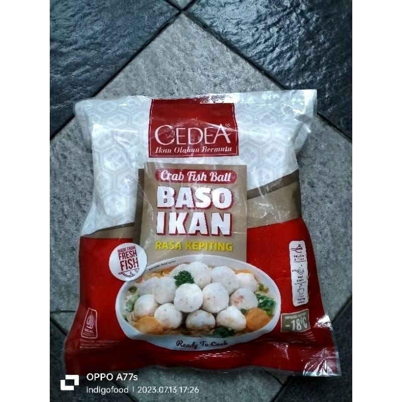 

Bakso ikan rasa kepiting / Crab fish ball 500gr by Cedea