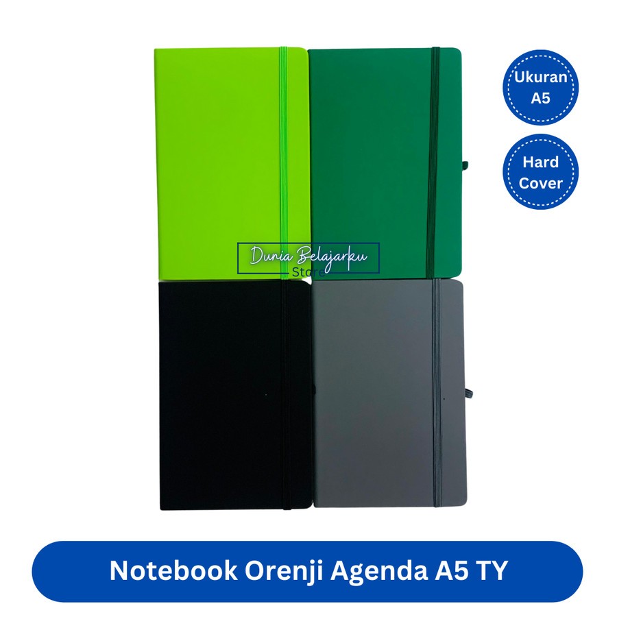 

Notebook Orenji A5 TY Hardcover Agenda005 Buku Agenda Catatan Bergaris