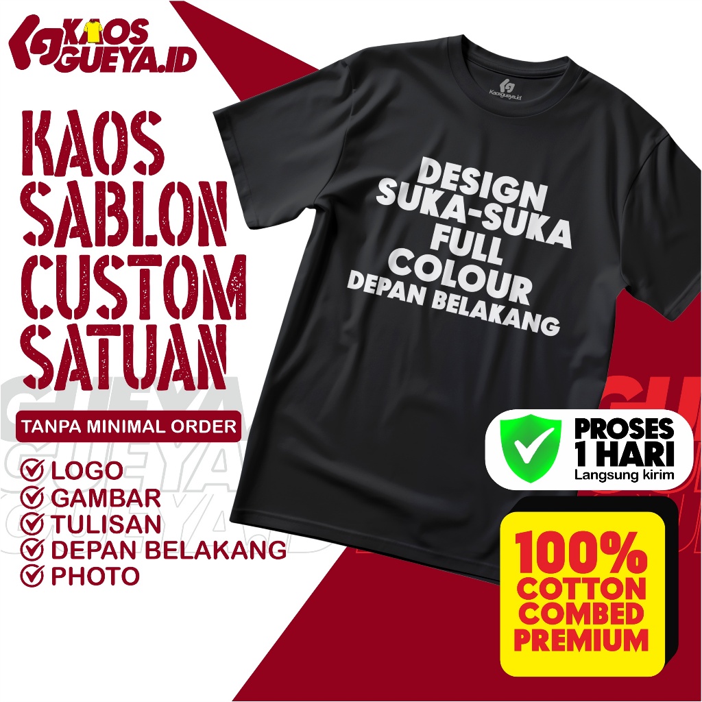 Kaos costum satuan / design Suka Suka  / Kaos Kelas Custom / Custom Kaos Kelas