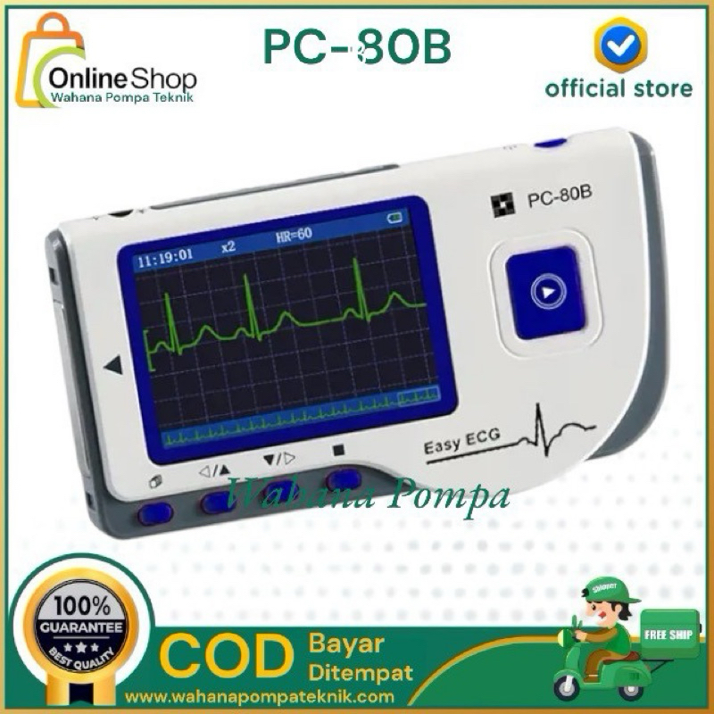 ECG Electrocardiogram Monitor PC80B Healforce Elektrokardiogram PC-80B