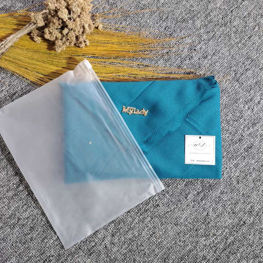 Alizra - Segiempat Polos pin Mylady (KW) / hijab polos / Voal Premium Polos