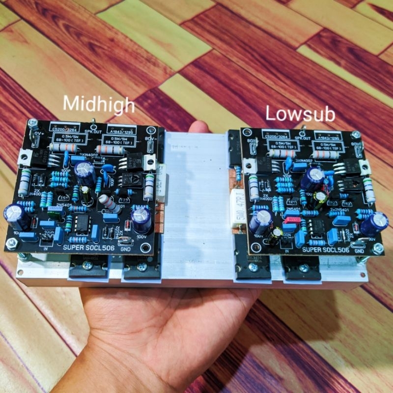 socl 506 4 set stereo lowsub midhigh final toshiba 5200