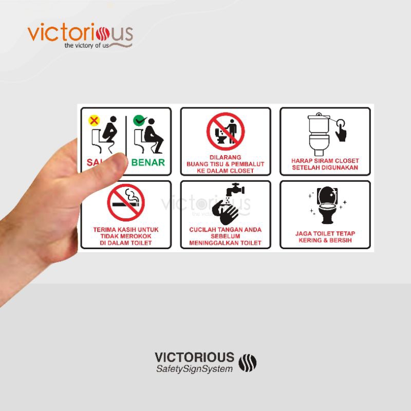 

Sticker Cara Menggunakan Kamar Mandi Yang Baik Dan Benar