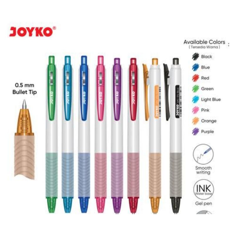 

promo pulpen joyko warna/warni murah/meriah