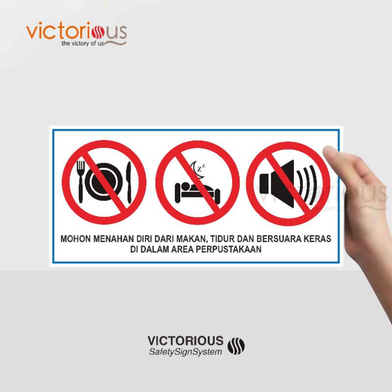 

Sticker Etika Perpustakaan Sticker Vinyl Tahan Air