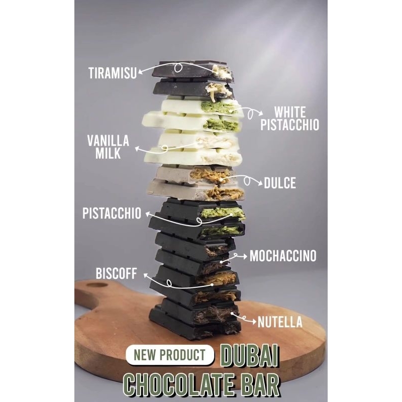 

Coklat Dubai Varian Rasa