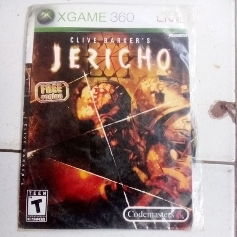 kaset xbox 360 clive barker's jericho