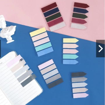 

Color Stick Index Page Markers - Penanda Halaman panmomo