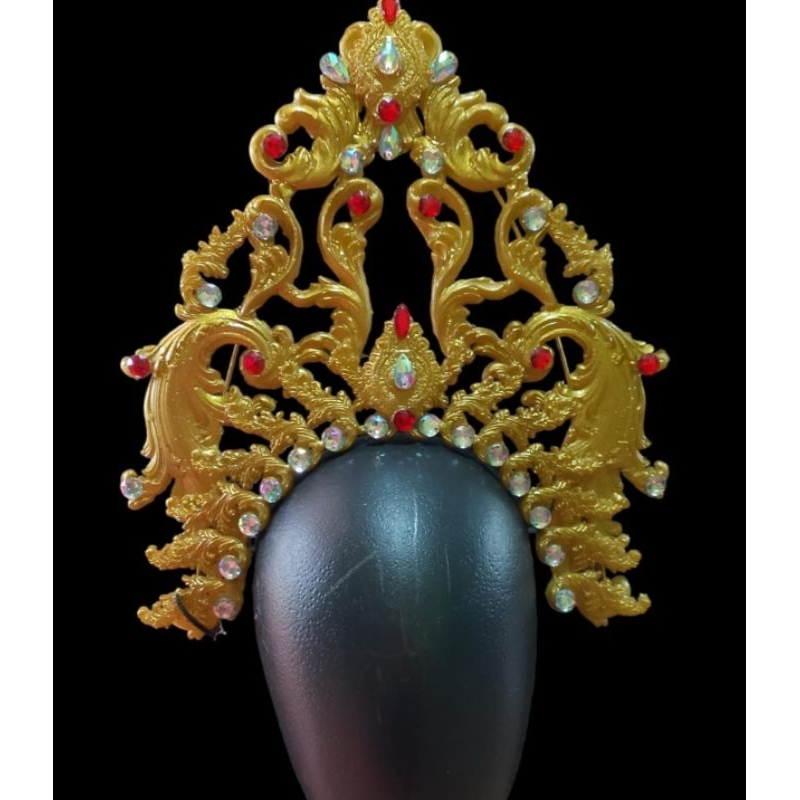 Mahkota Nagita/ mahkota tari/ mahkota sanggar/ mahkota jaipong/ aksesoris tari/ mahkota karnaval