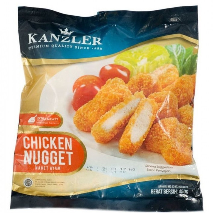 

KANZLER CHICKEN NUGGET ORIGINAL 450 GR