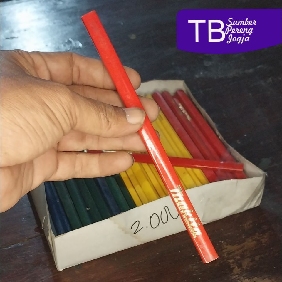 

Pensil Potlot Tukang Makita Warna Warni Bisa Untuk Tulis Kaligrafi