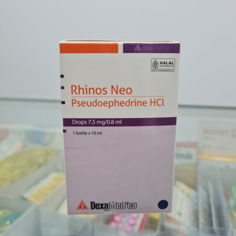 RHINOS NEO DROP / PSEUDOEPHEDRINE / OBAT PILEK ANAK