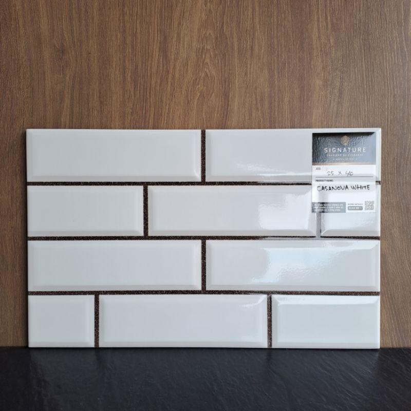 Keramik Dinding Bata Putih / Keramik Dinding Kamar Mandi / Keramik Dinding Dapur / Keramik Mulia Sig