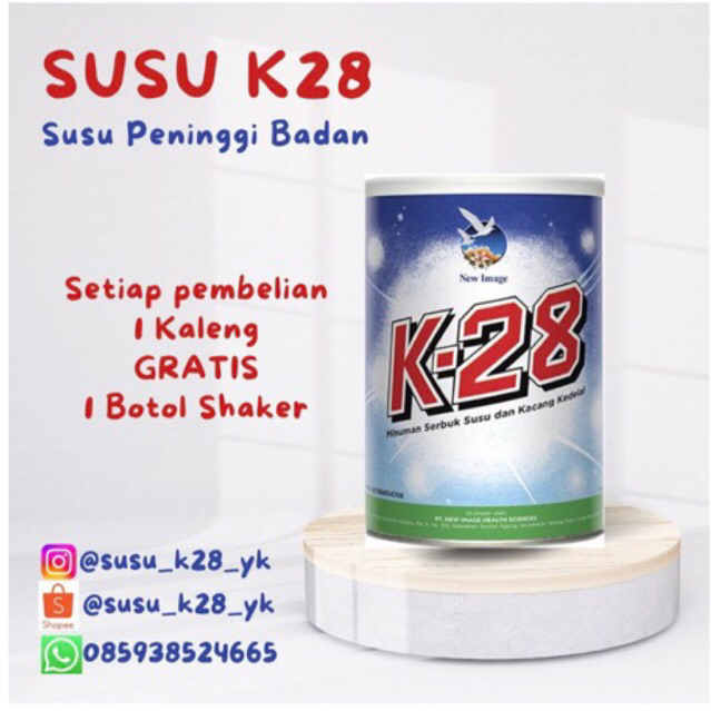 

SUSU K28 Susu Peninggi Badan Susu Atlet ORIGINAL 100% Agen Resmi Yogyakarta