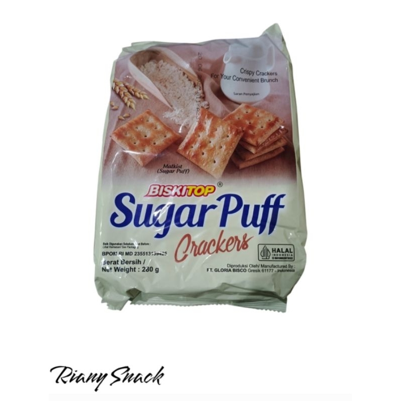 

Biskitop Biskuit Sugar Puff Cracker 280 gr