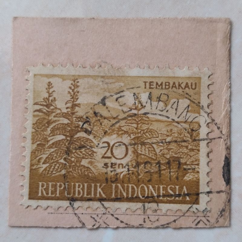 

Perangko Prangko Kuno 1960 Cap Pos Bagus PALEMBANG - YN2156